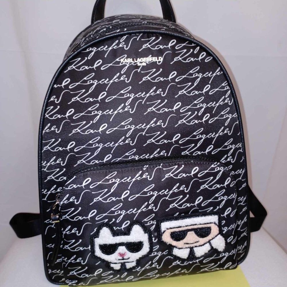 Karl Lagerfeld Backpack with Pouch